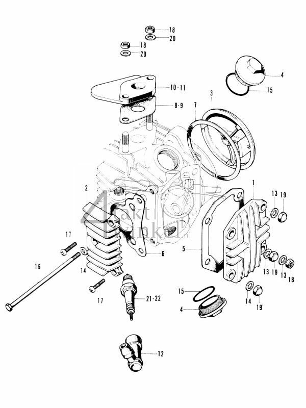 E1 - Cilinderkopdeksels - Bougie