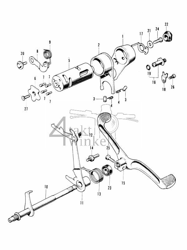 E9 - Schakelwals - Schakelas