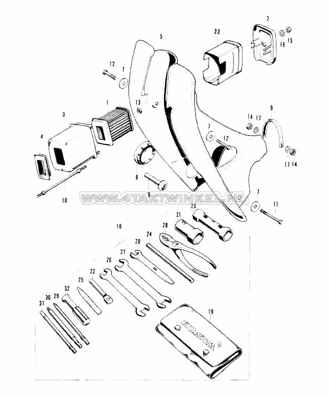 F6 - BEENKAP EN GEREEDSCHAP