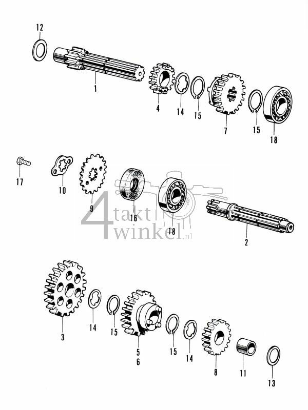 E9 - Versnellingsbak