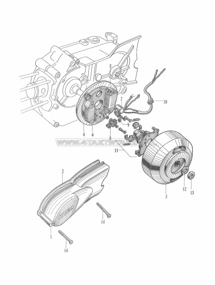 E9 - Ontsteking - Ontstekingsdeksel
