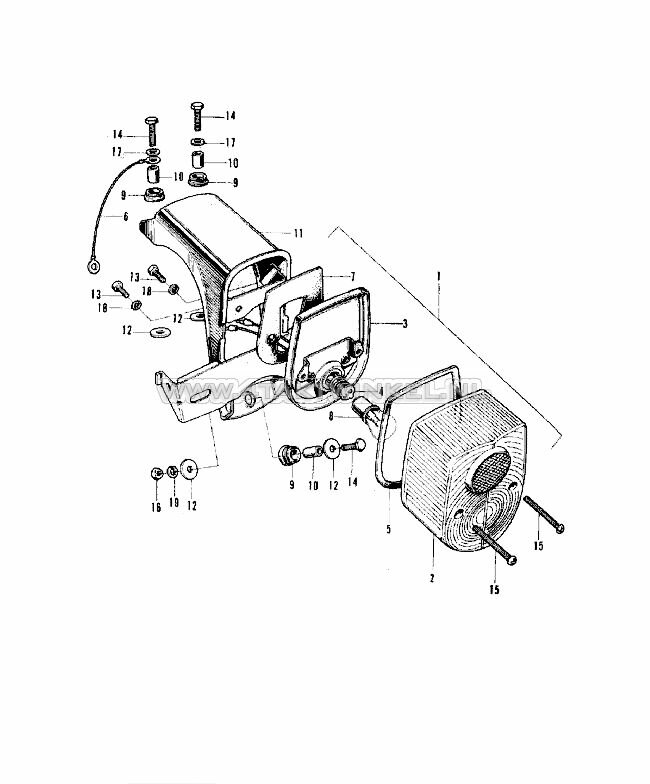 F15 - ACHTERLICHT (STD)