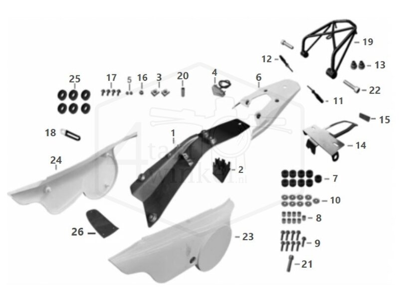 F8 - ACHTERSPATBORD - ZIJKAP