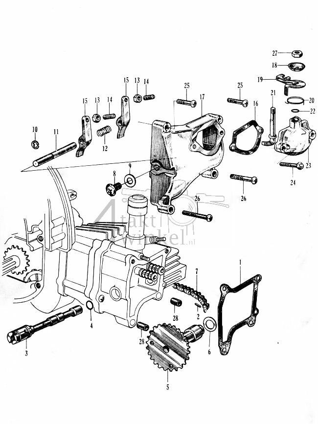 E1 - Cilinderkopdeksels - Nokkenas