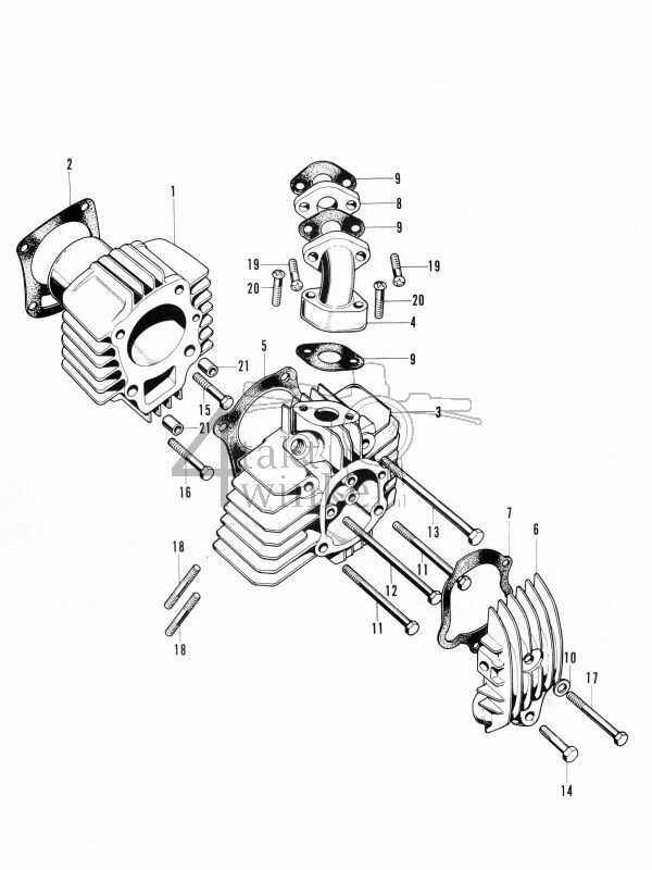 E1 - Cilinder - Cilinderkop