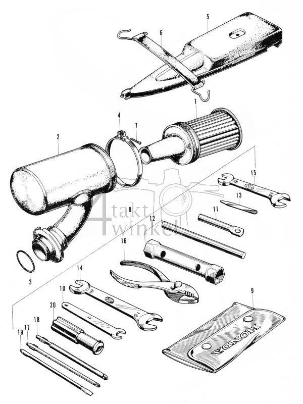 F8 - Luchtfilter - Gereedschap