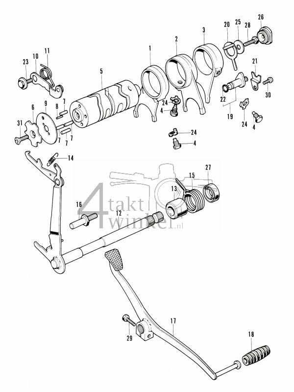 E9 - Schakelvork - Schakelas