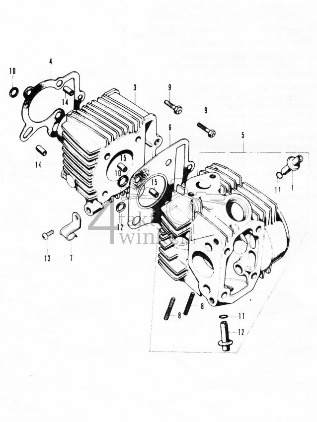 E2 - Cilinderkop - Cilinder