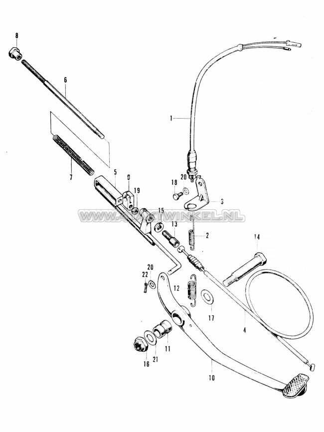 F10 - Achterrem (gebruikt in de VS)