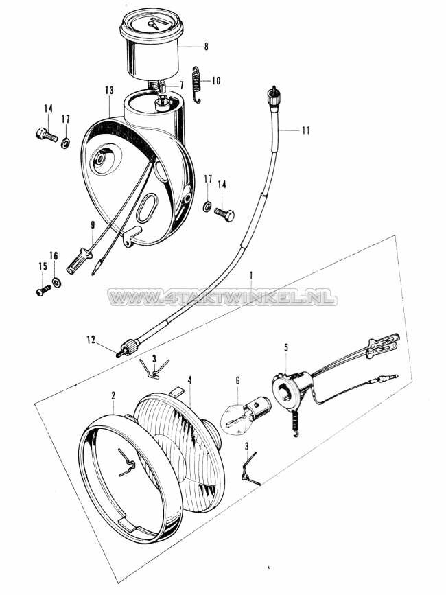 F11-2 - Koplamp - Teller (Zweden & Duitsland)