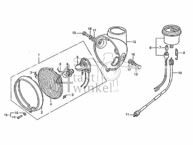 F2-1 - Koplamp - Teller