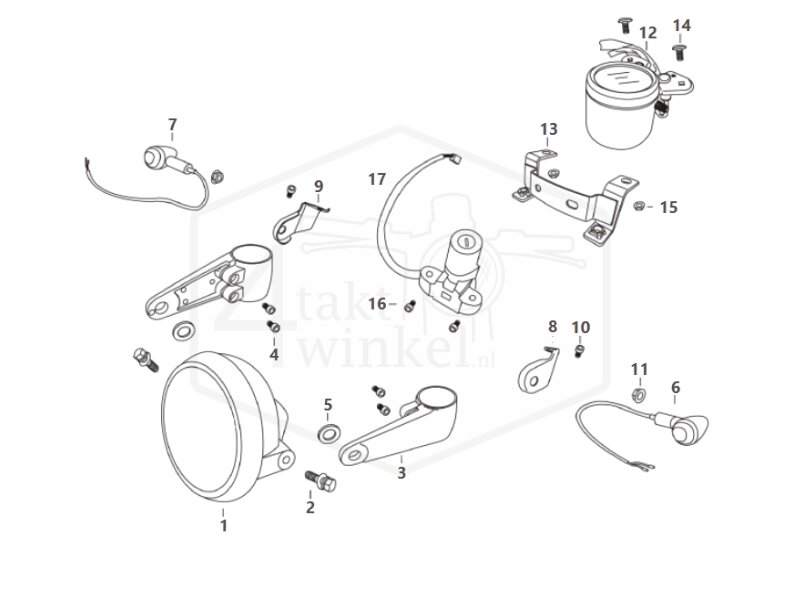 F14 - Koplamp - Teller