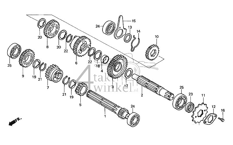 E15-1 - Versnellingsbak