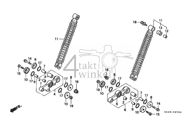 F7 - Vering voorvork