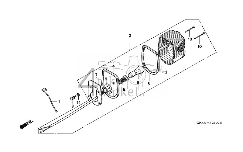 F23 - Achterlicht (C50N (B1/D1/S1))