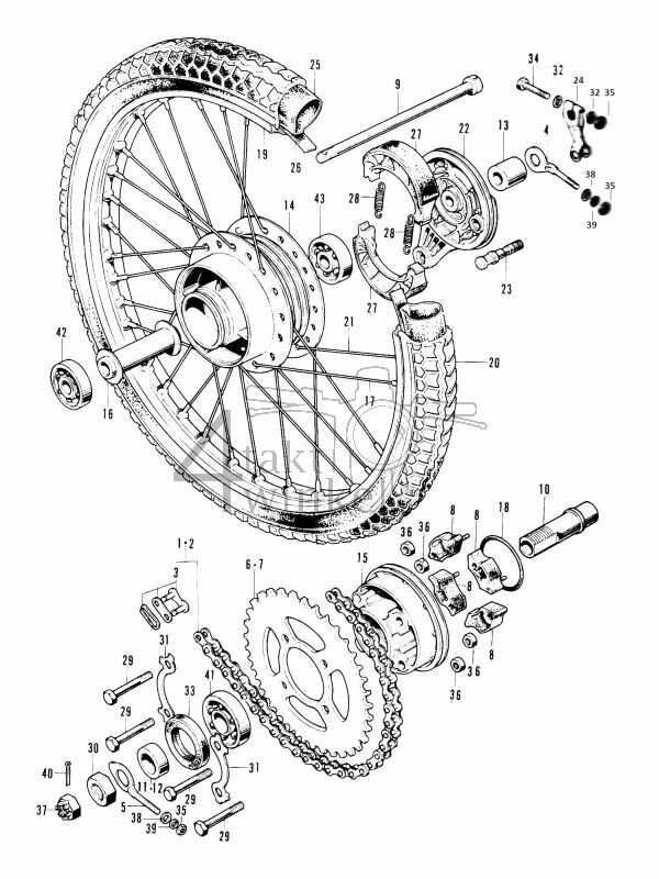 F12 - Achterwiel