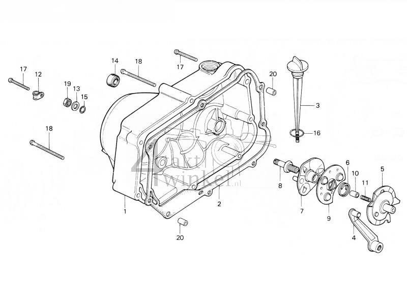 E5 - Right Crankcase Cover