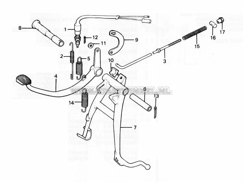 F16 - Brake Pedal - Main Stand