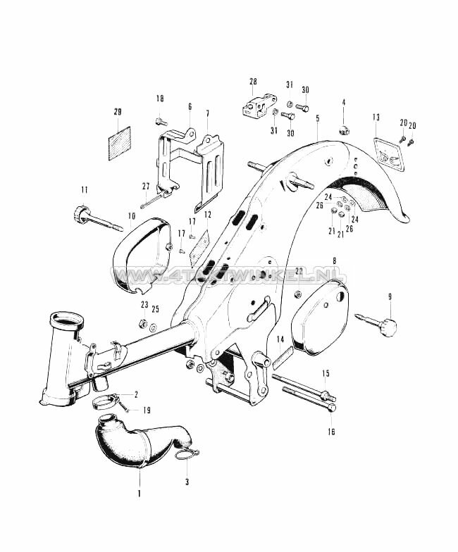 F16 - FRAME EN FRAMEDELEN