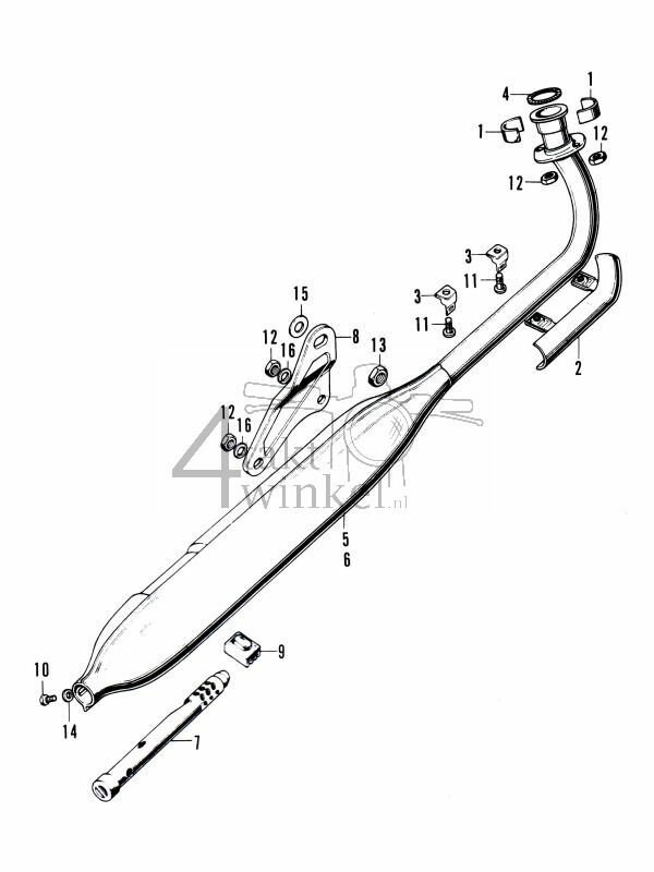 F8 - Uitlaat - Demper