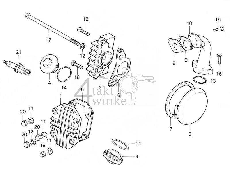 E1 - Cilinderkopdeksel - Spruitstuk