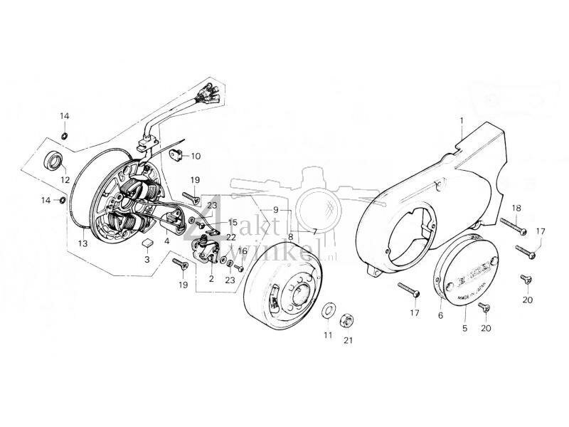 E7 - Ontsteking - Ontstekingsdeksel