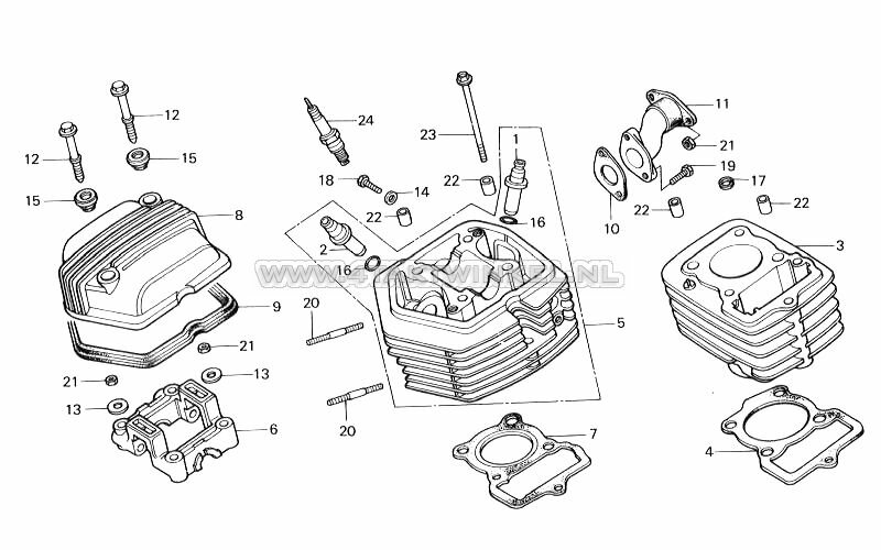 E1 - Cilinder - Cilinderkop