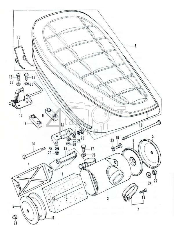 F6 - Zadel - Luchtfilter