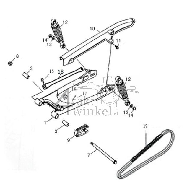 F4 - Swing Arm - Suspension