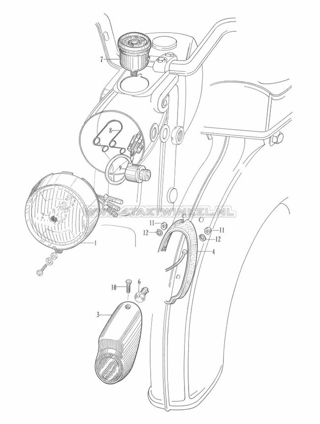F12 - Koplamp - Achterlicht
