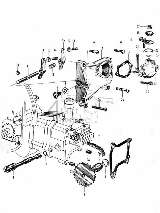E1 - Cilinderkopdeksels - Nokkenas