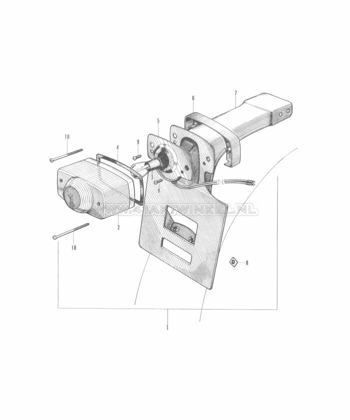 F15 - Achterlicht (gebruikt in Engeland)