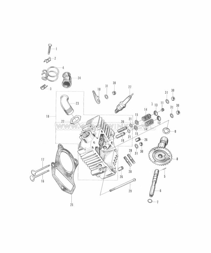 E2 - Cilinderkop - Nokkenas
