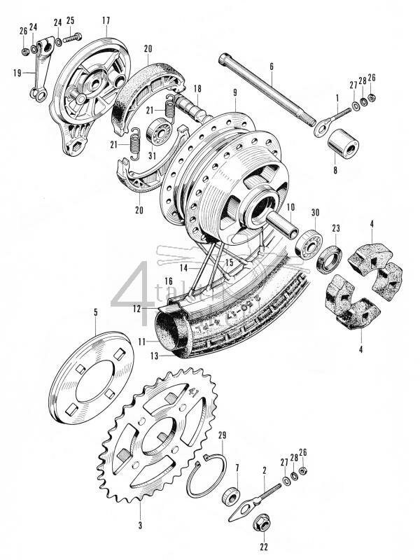 F12 - Achterwiel