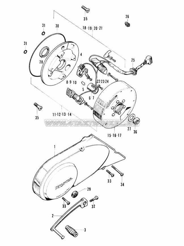 E11 - Ontstekingsdeksel - Ontsteking