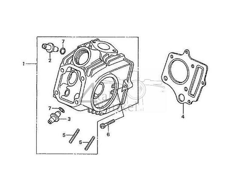 E2 - Cilinderkop - Cilinder