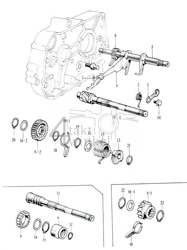 E9 - Schakelas - Kickstarteras
