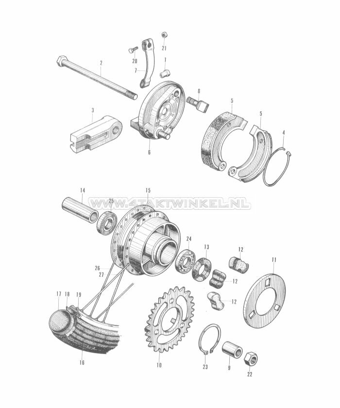 F12 - Achterwiel