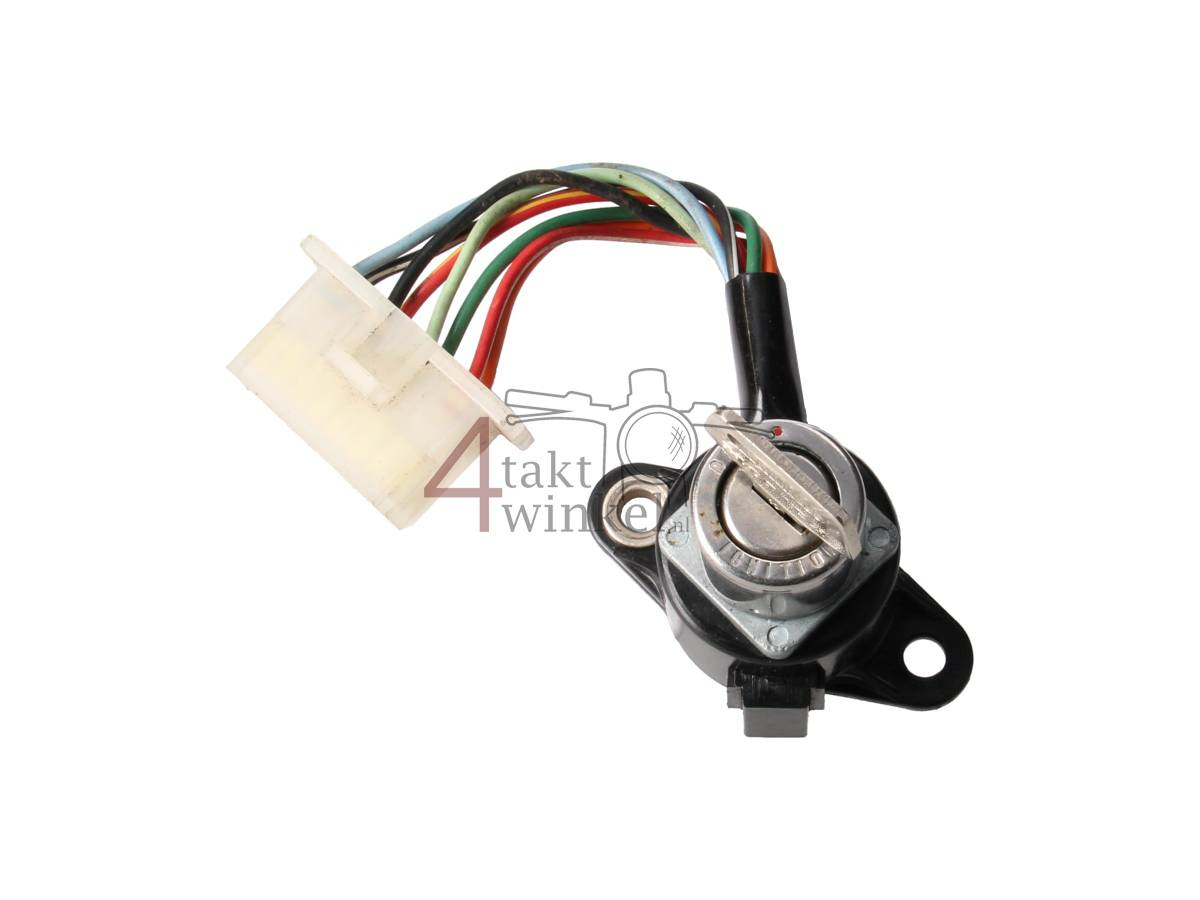 Contactslot set, C50 K1, met helmslot, origineel Honda, NOS