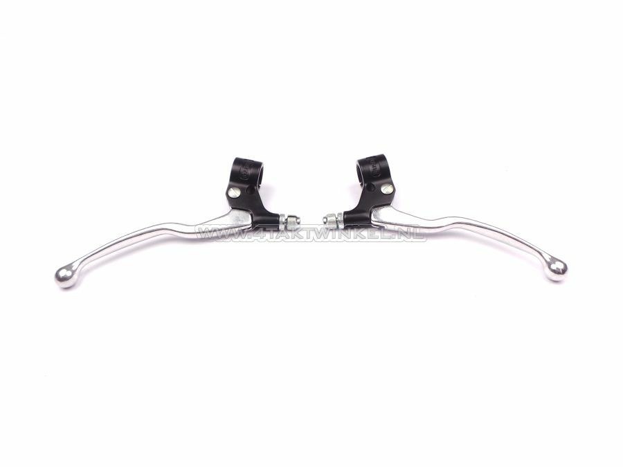 Hendel set universeel aluminium/zwart lang