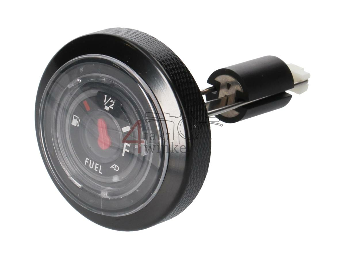 Tankdop, met tank meter, zwart, past op Monkey