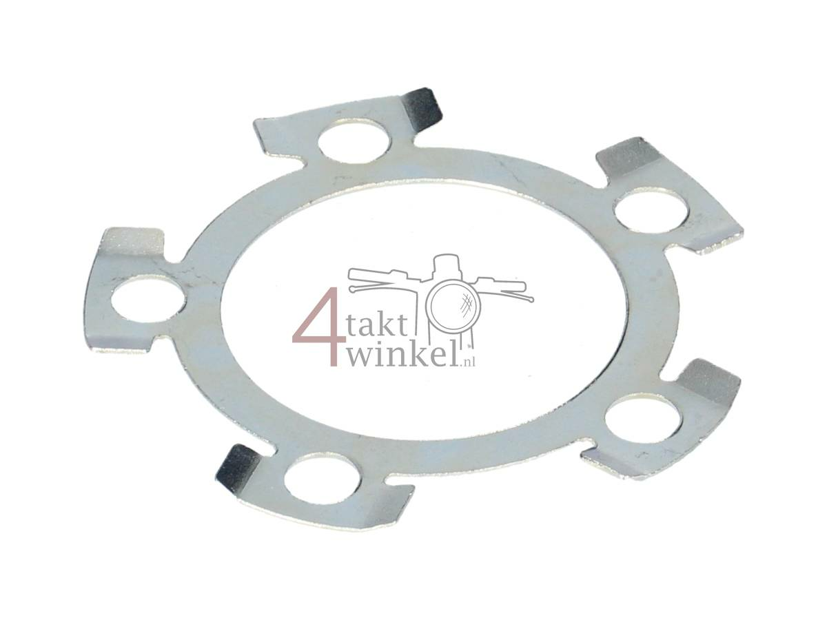 Tandwiel borgplaatje achtertandwiel Novio, PC50 5 bouten