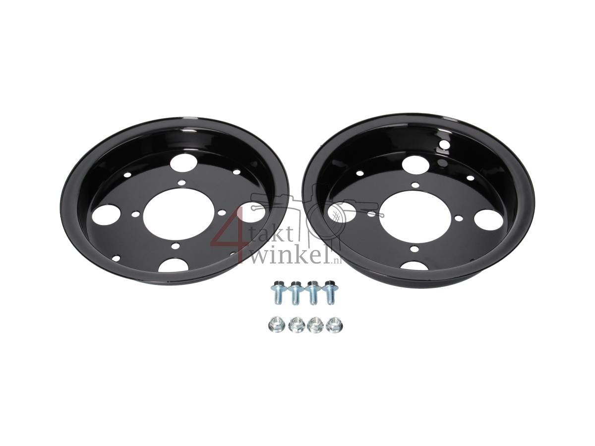 Velg Monkey 8&quot; 4 gaten, standaard, 2.50, zwart