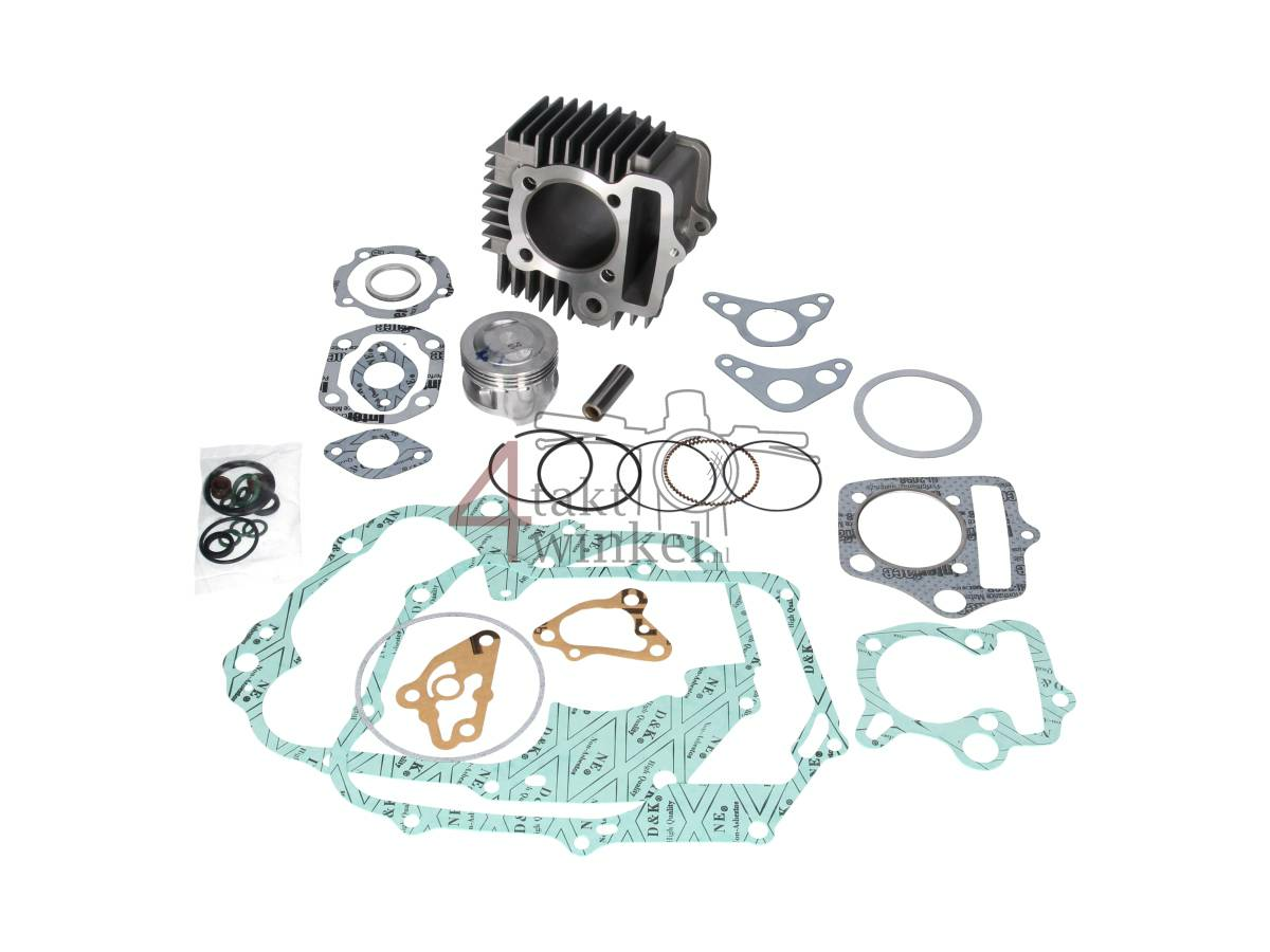 Cilinderset, hoog, 54mm, 119cc, past op C90 NT