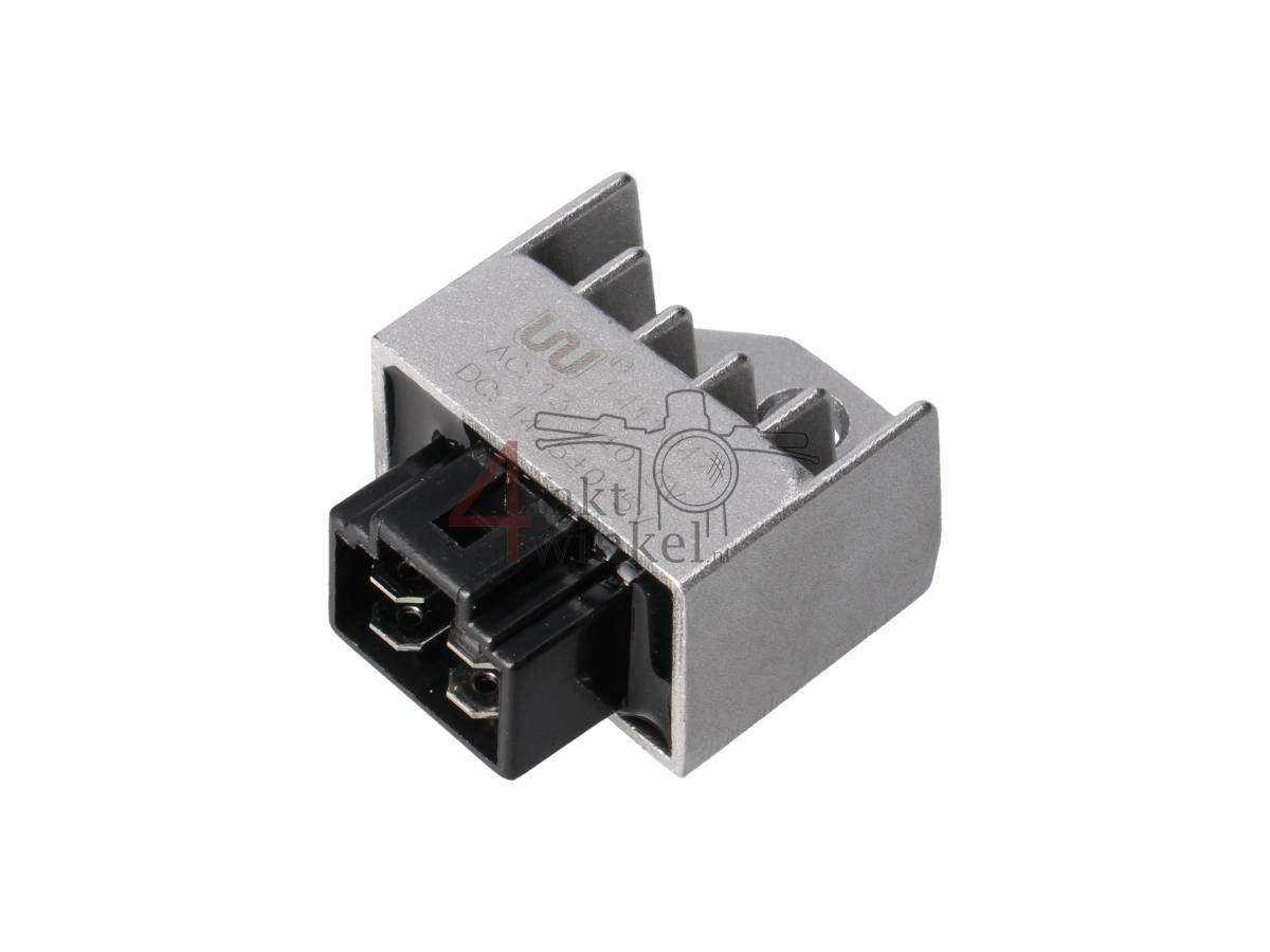 Spanningsregelaar, 12v 4-polig accu &amp; verlichting A-kwaliteit