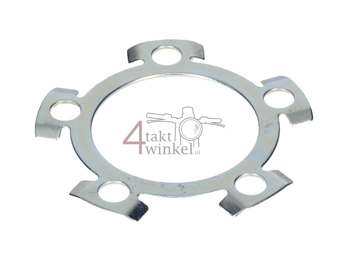 Tandwiel borgplaatje achtertandwiel Novio, PC50 5 bouten