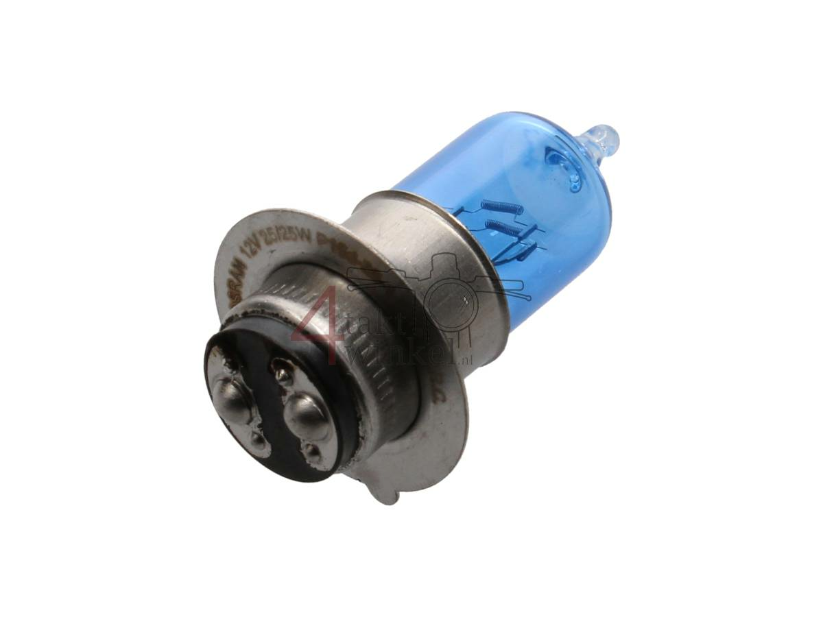 Koplamp PX15d, duplo, 12 volt, 25-25 watt, o.a. C50, Xenon look