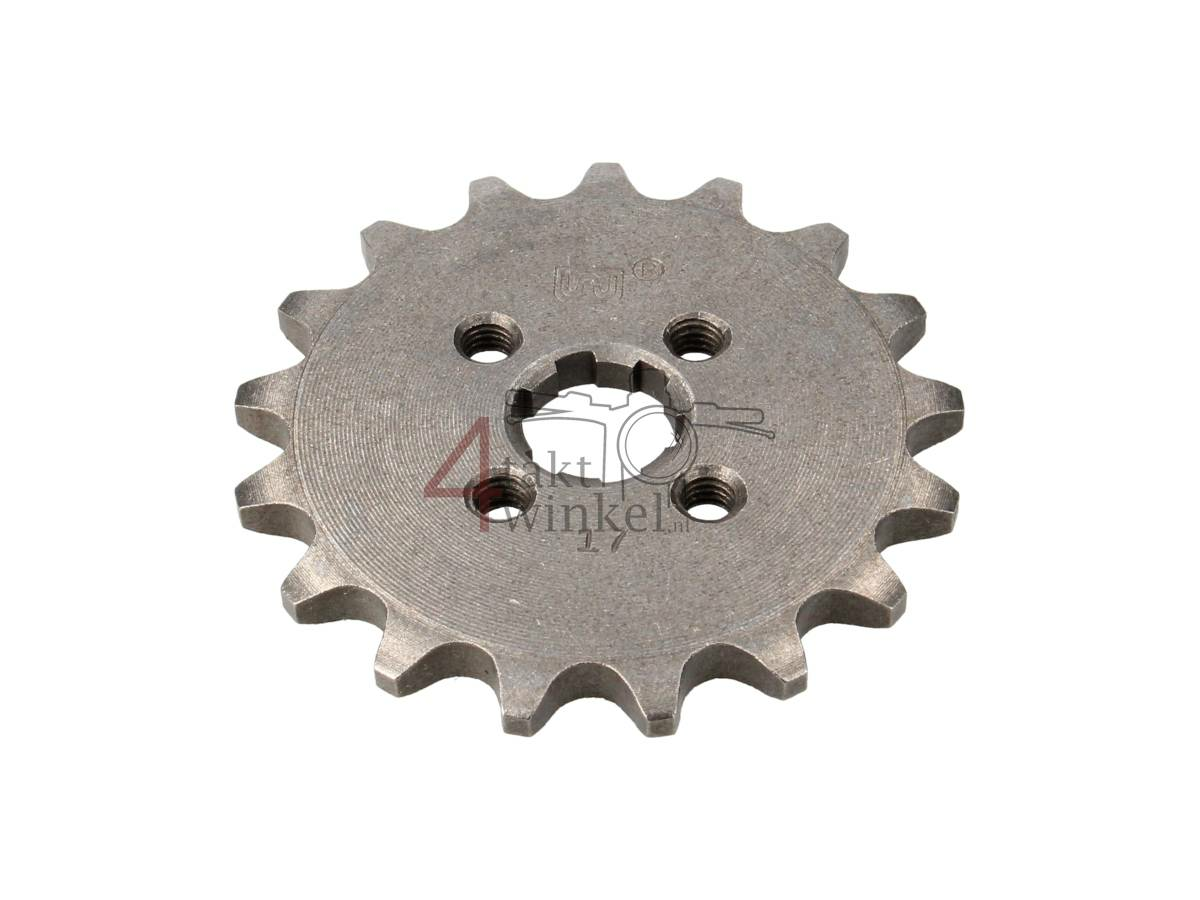 Voortandwiel, 420 ketting, 17mm as, 17, past op SS50, C50, Dax