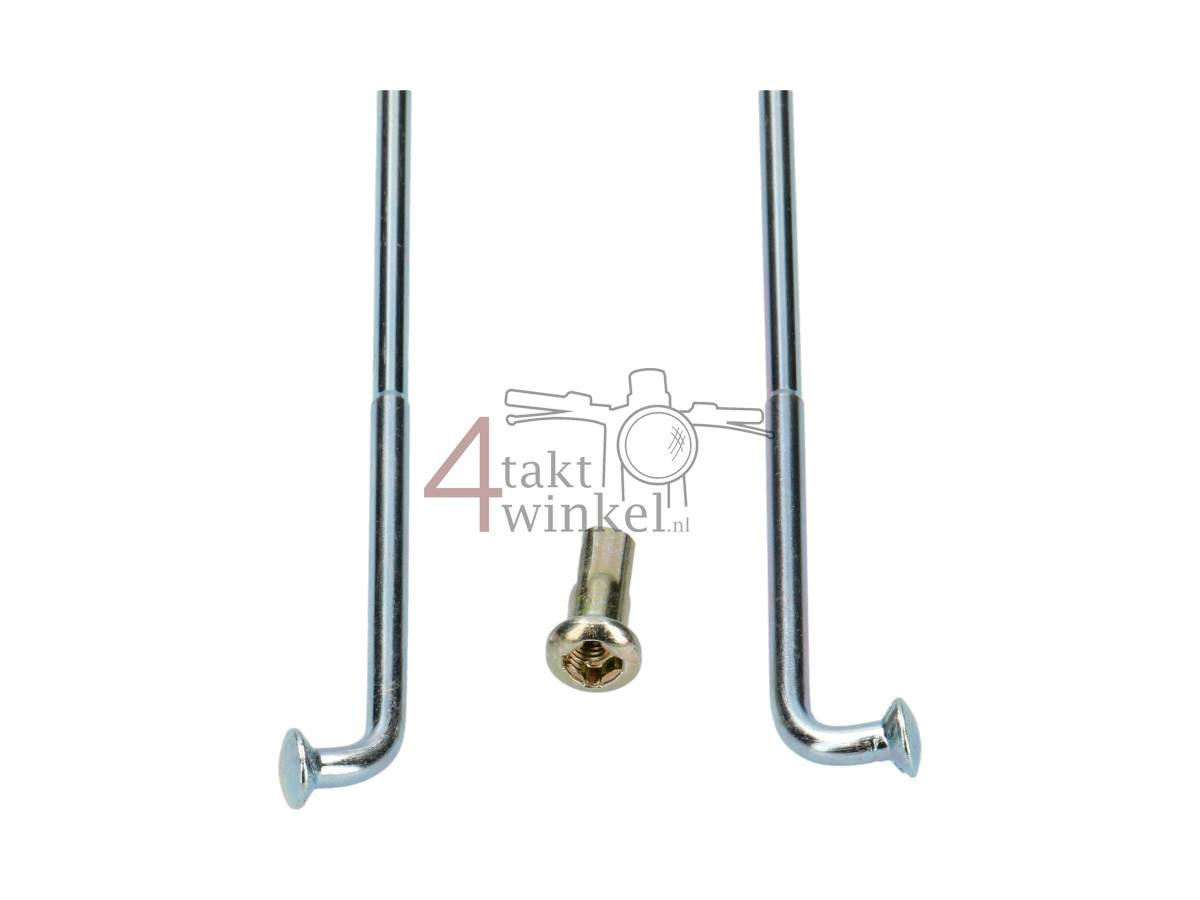 Spaken set 17" achterwiel originele look, past op SS50, CD50, C50, CB50