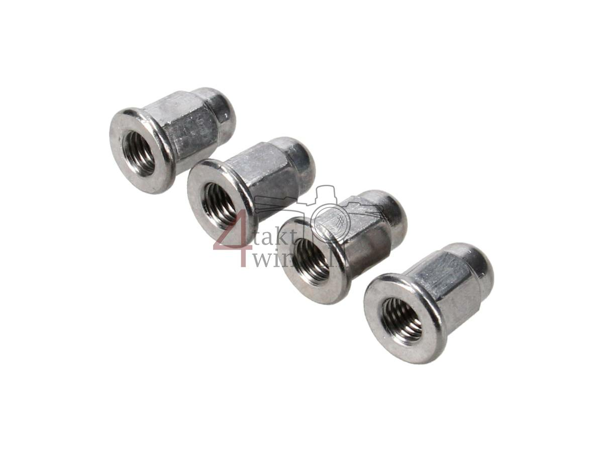 Dopmoer set, M7, 17mm hoog, o.a. cilinderkop